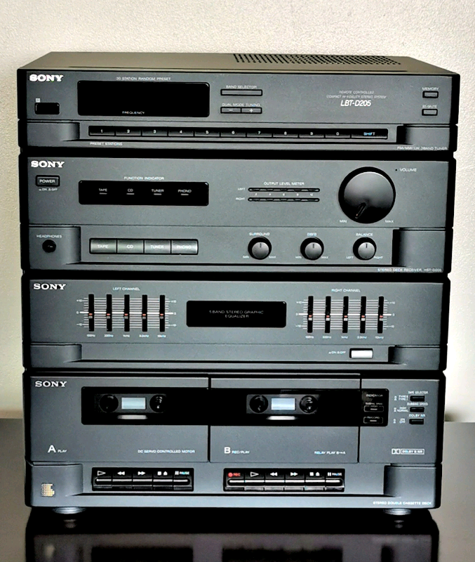 sony amplifier with speakers